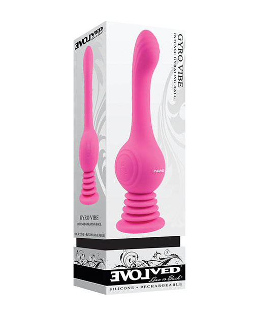 Evolved 'Gyro Vibe' Rechargeable Gyrating Silicone Vibrator