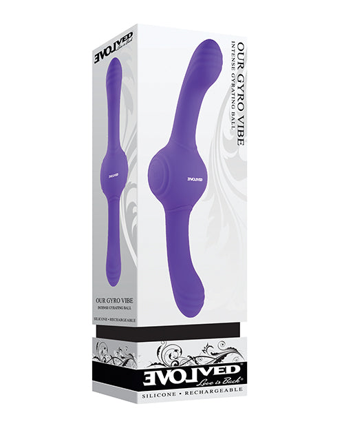 Evolved 'Our Gyro' Dual Ended Gyrating Silicone Vibrator