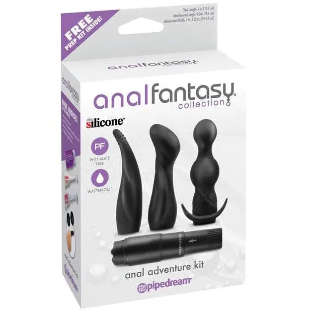 Image of Anal Fantasy Anal Adventure Kit with silicone sex toys and accessories