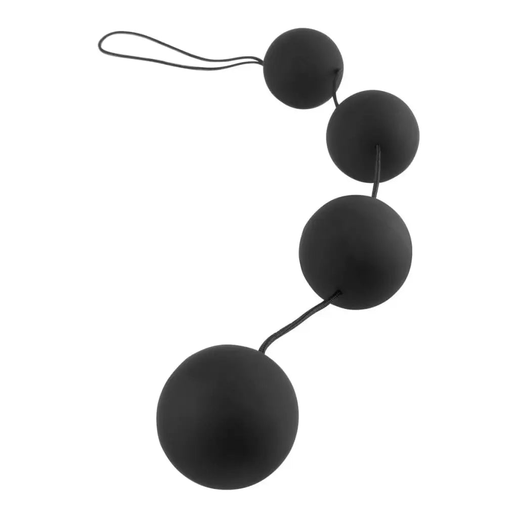 Black ball lamp with three balls from the Anal Fantasy Deluxe Fantasy Kit