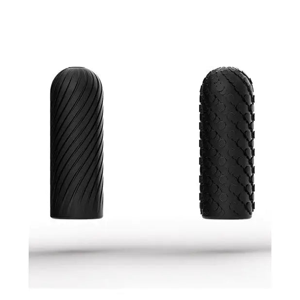 Arcwave Ghost reversible pocket stroker with two black textured cylindrical objects