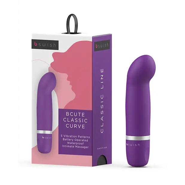 B Swish Bcute Classic Curve Vibrator - Purple - Plain Vibrator