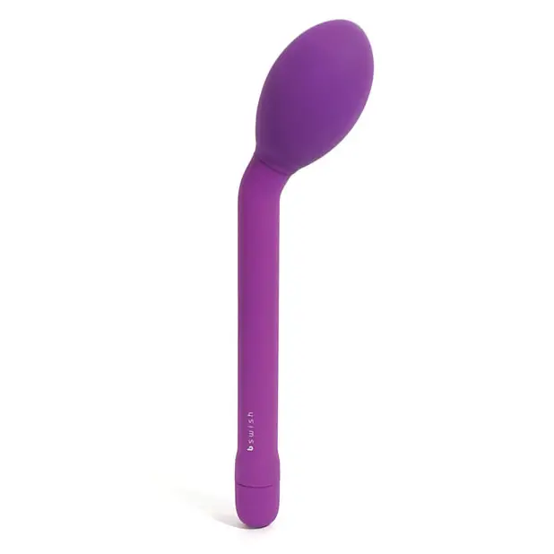 Bgee Classic purple vibrator made with body-safe materials and a makeup brush design