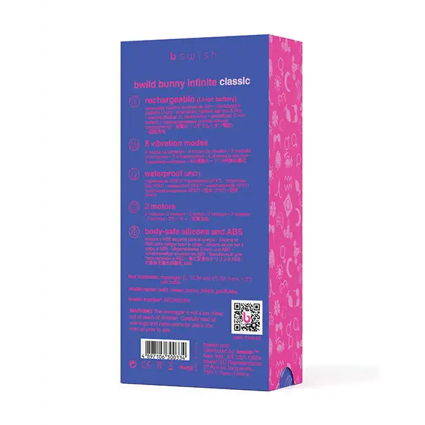 B Swish Bwild Bunny Infinite Classic Vibrator Sunset - Rabbit