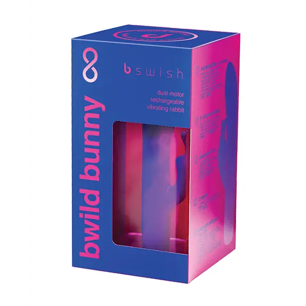 B Swish Bwild Bunny Infinite Limited Edition Vibrator - Blue - Rabbit