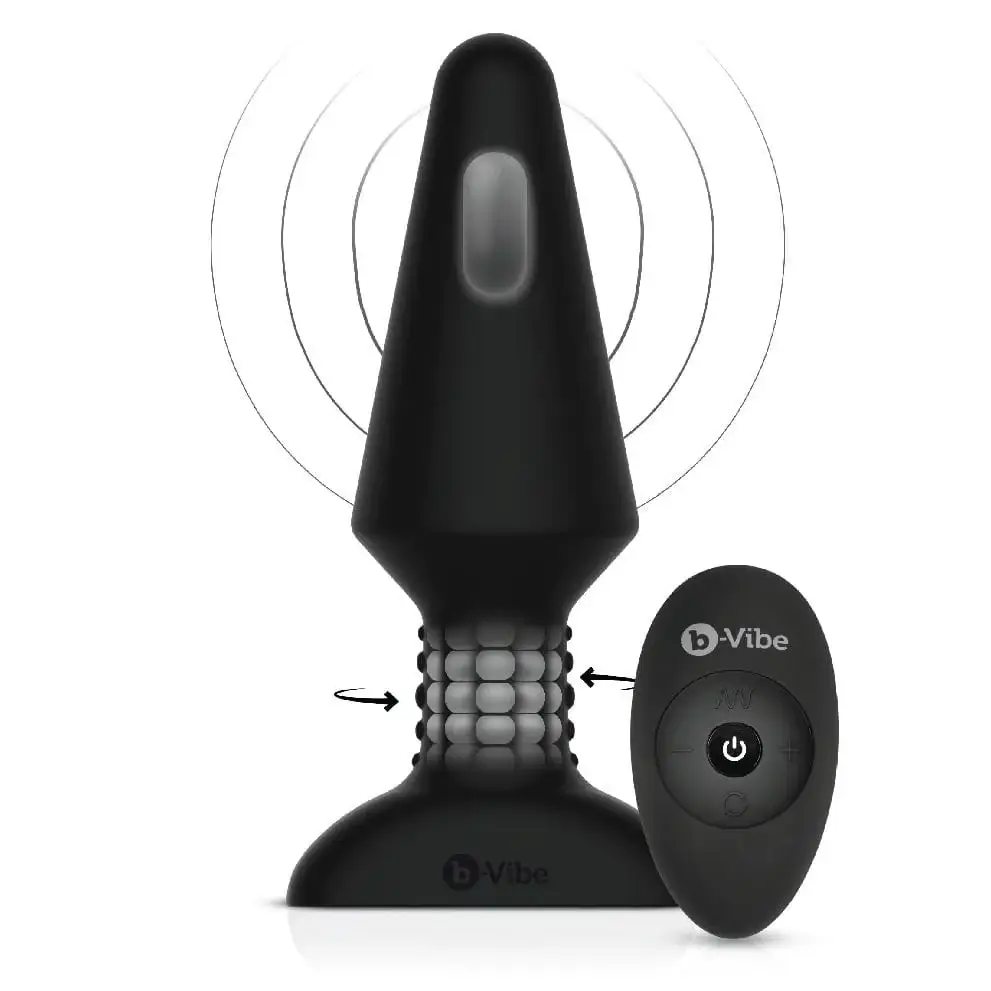 b-Vibe Rimming Plug XL: Premium Vibe Rimming Plug with Wireless Remote for Enhanced Pleasure
