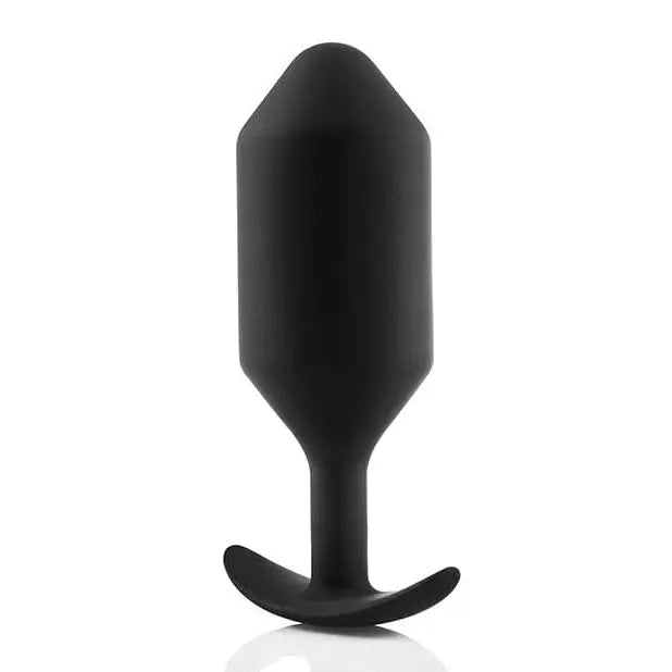 Black b-Vibe Snug Plug 6 - 515g with Handle | Snug Plugs for Comfort and Weight