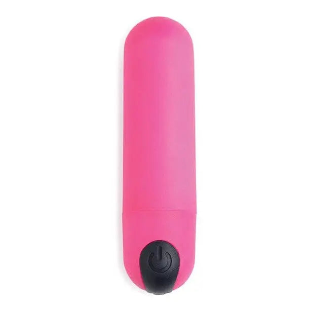 Pink BANG! Vibrating Bullet with Remote Control made of body-safe silicone