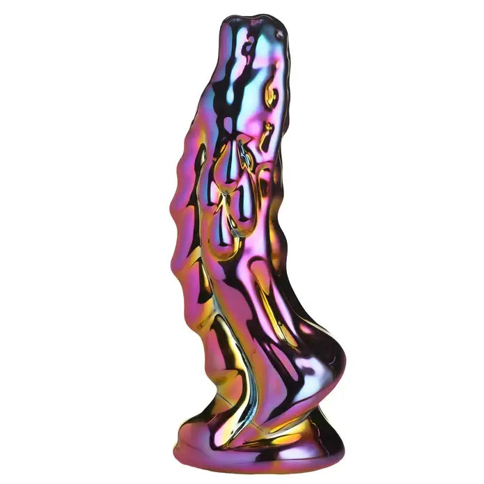 Creature Cocks Dragon Glass Dildo - Multi-Color - Fantasy Dildo