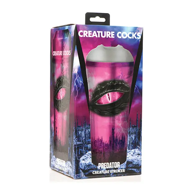 Creature Cocks Predator Creature Stroker - Gray - Manual Stroker