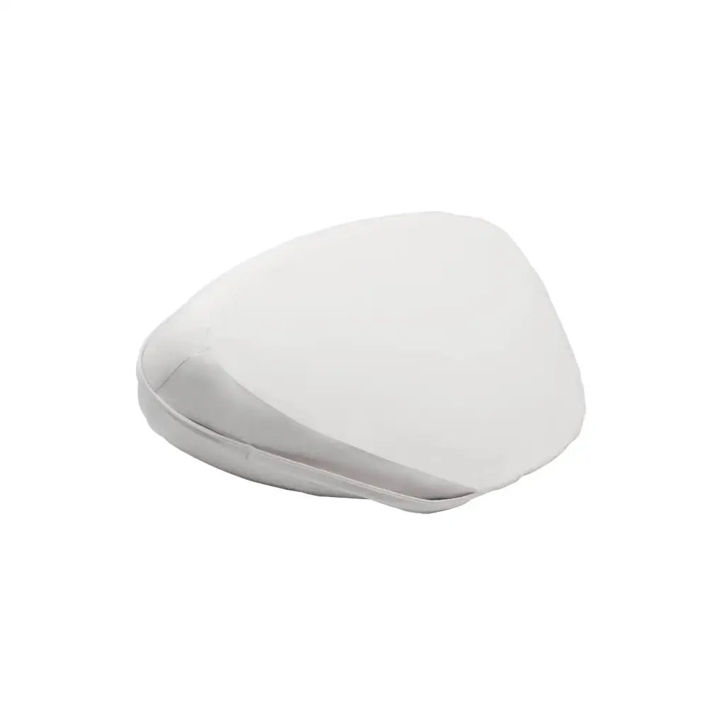 Dame Pillo - A comfy soft, structurally firm white toilet seat and cover