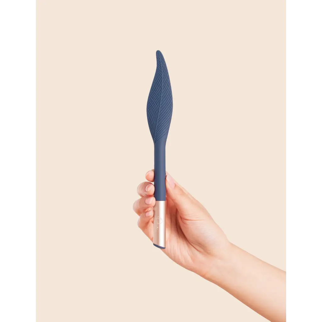Deia ’The Feather’ Vibrating Tickler - Blue - Stimulators