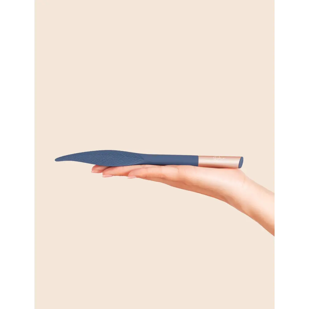 Deia ’The Feather’ Vibrating Tickler - Blue - Stimulators