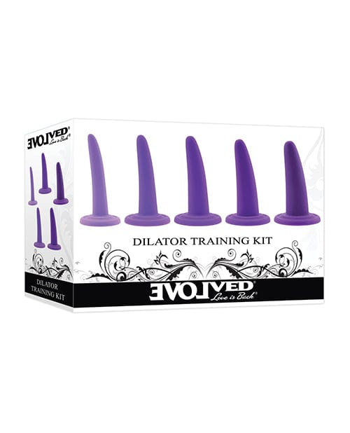 Evolved Anal Kit Evolved Silicone Dilator Training Kit - Purple at the Haus of Shag