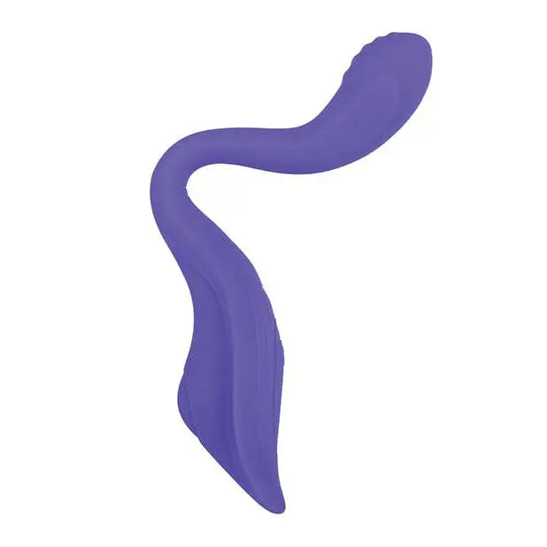 Wearable Stimulator: Purple Liquid Tube with Long Curved Tail for Powerful Pleasure