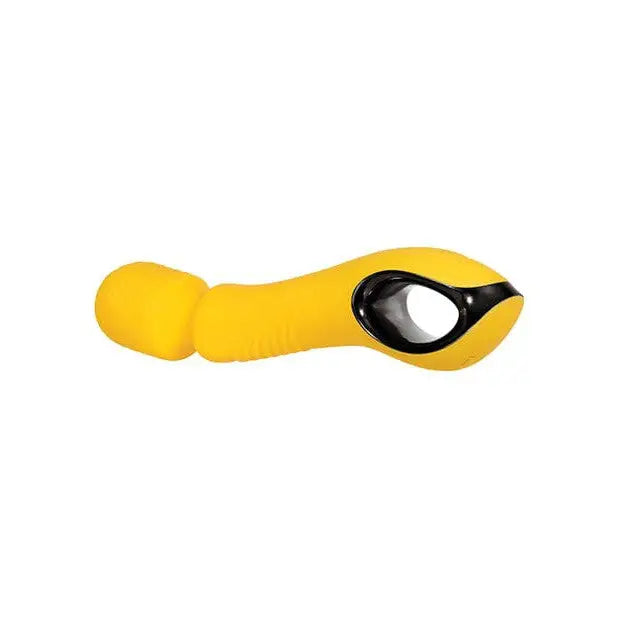 Evolved Buttercup Waterproof Wand with Turbo Mode - Yellow Rubber Hand Gripper Included