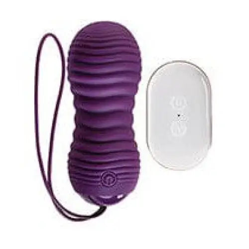 Purple Evolved ’Eager Egg’ Vibrating & Thrusting Egg with Wireless Remote Control