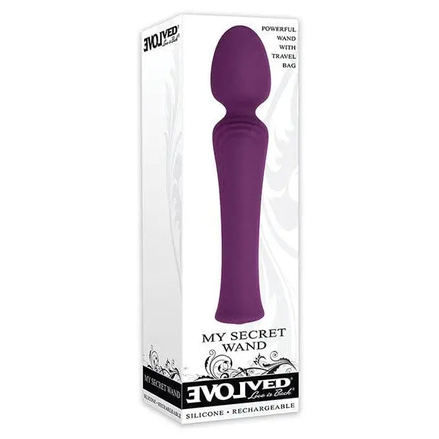 Evolved ’My Secret Wand’ with Flexible Head and vibrating purple toy in box