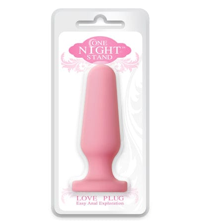 Evolved Powered Plug Evolved One Night Stand Love Plug Silicone Anal Plug Pink at the Haus of Shag