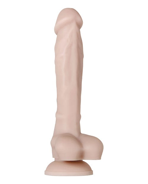 Evolved Realistic Dildo Vanilla Evolved Real Supple Silicone Poseable 8.25” Dildo with Suction Cup Base at the Haus of Shag