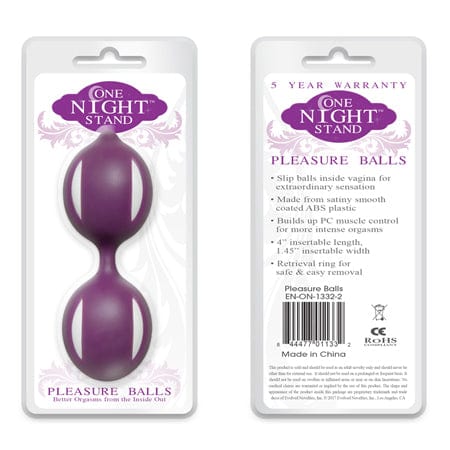 Evolved Sexual Wellness Evolved One Night Stand Pleasure Balls Kegel Trainer Purple at the Haus of Shag