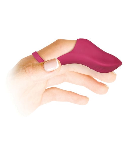 Evolved Stimulators Red Evolved Frisky Finger Rechargeable Finger Vibrator at the Haus of Shag