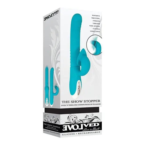 Evolved ’The Show Stopper’ Thrusting and Twirling Rabbit Vibrator for ultimate pleasure