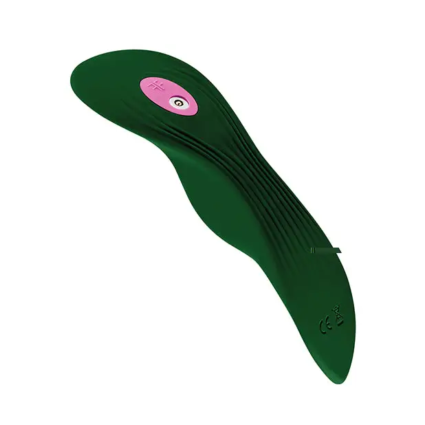 ’femme Fun Unda Thin Panty Vibe - Dark Green - Stimulators