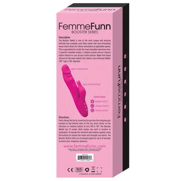 Femme Funn BOOSTER RABBIT Vibrator - Powerful Fun Booster Rabbit for Ultimate Pleasure