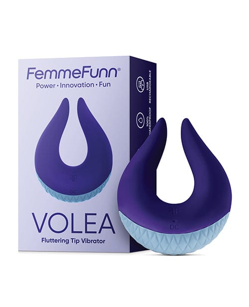 Femme Funn Stimulators Dark Purple Femme Funn Volea Fluttering Tip Vibrator at the Haus of Shag