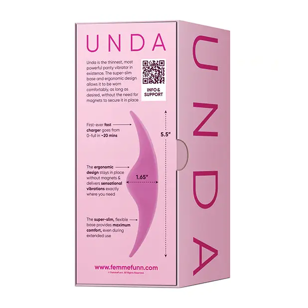 ’femme Funn Unda Thin Panty Vibe - Pink - Stimulators