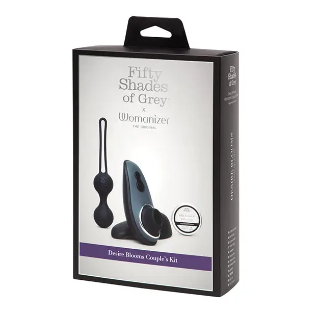 Fifty Shades of Grey Womanizer Desire Blooms Kit - Black - Vibrator Kit
