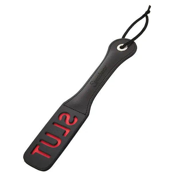 Leather Impressions Paddle 12in Slut - Paddle