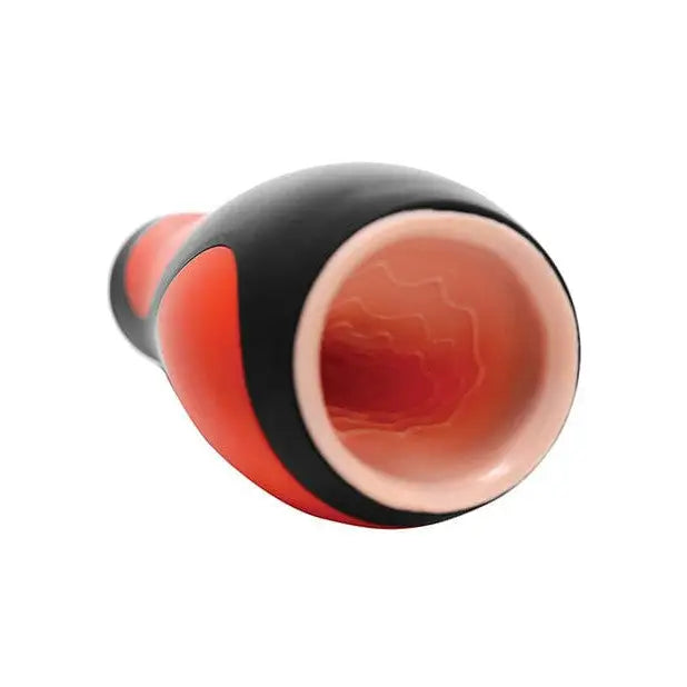 Black and red silicon ear plug for LoveBotz Vibra Head Bionic Auto Stroker
