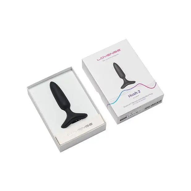 Packaging of Lovense Hush 2 teledildonic butt plug in a box