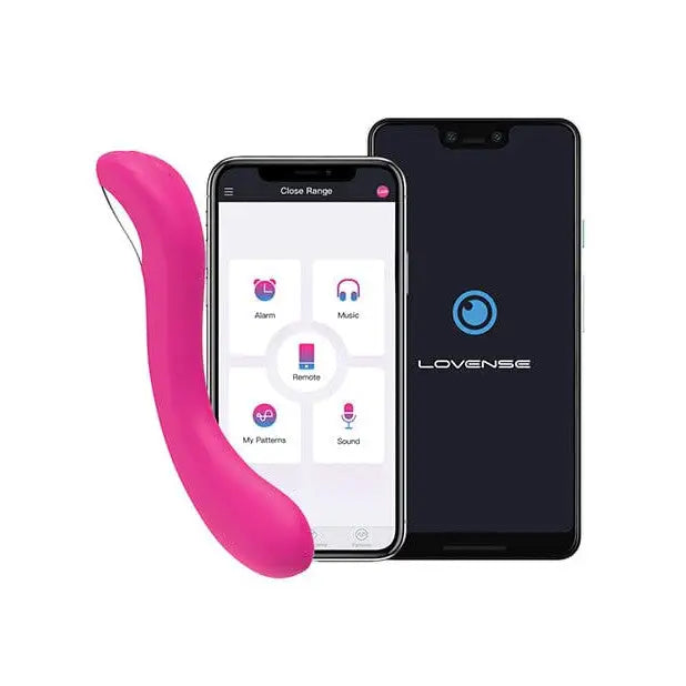 Pink Lovense Osci 2 rechargeable G-spot vibrator with app control