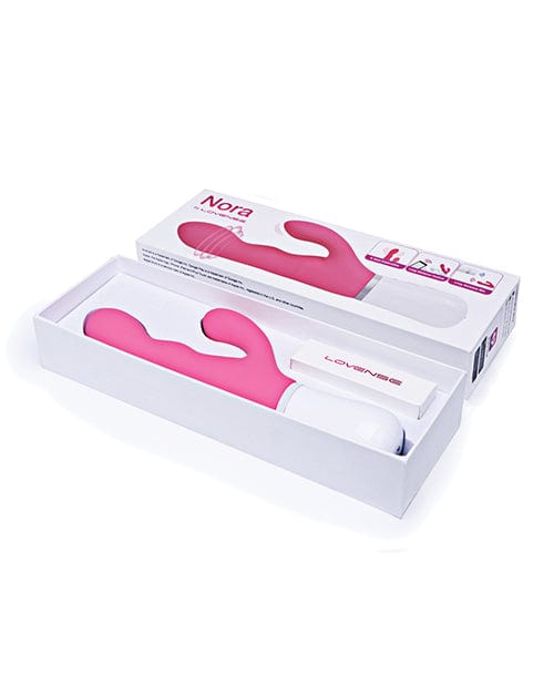 Lovense Rabbit Pink Lovense Nora Rechargeable Rabbit with App Control at the Haus of Shag