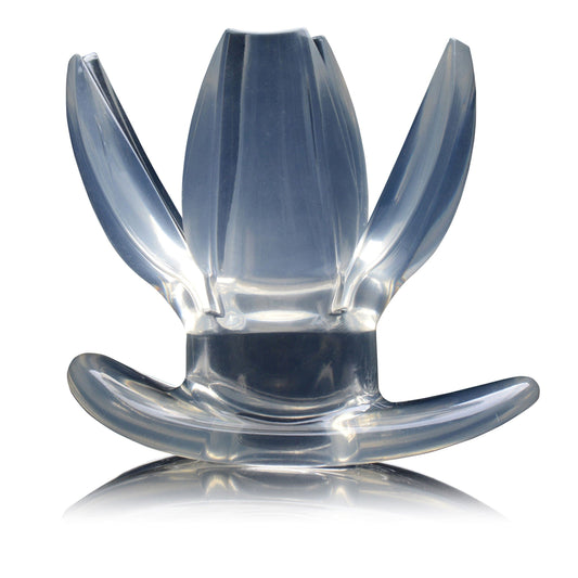 Master Series Anchor Plug Clear Expanding Dilator at the Haus of Shag