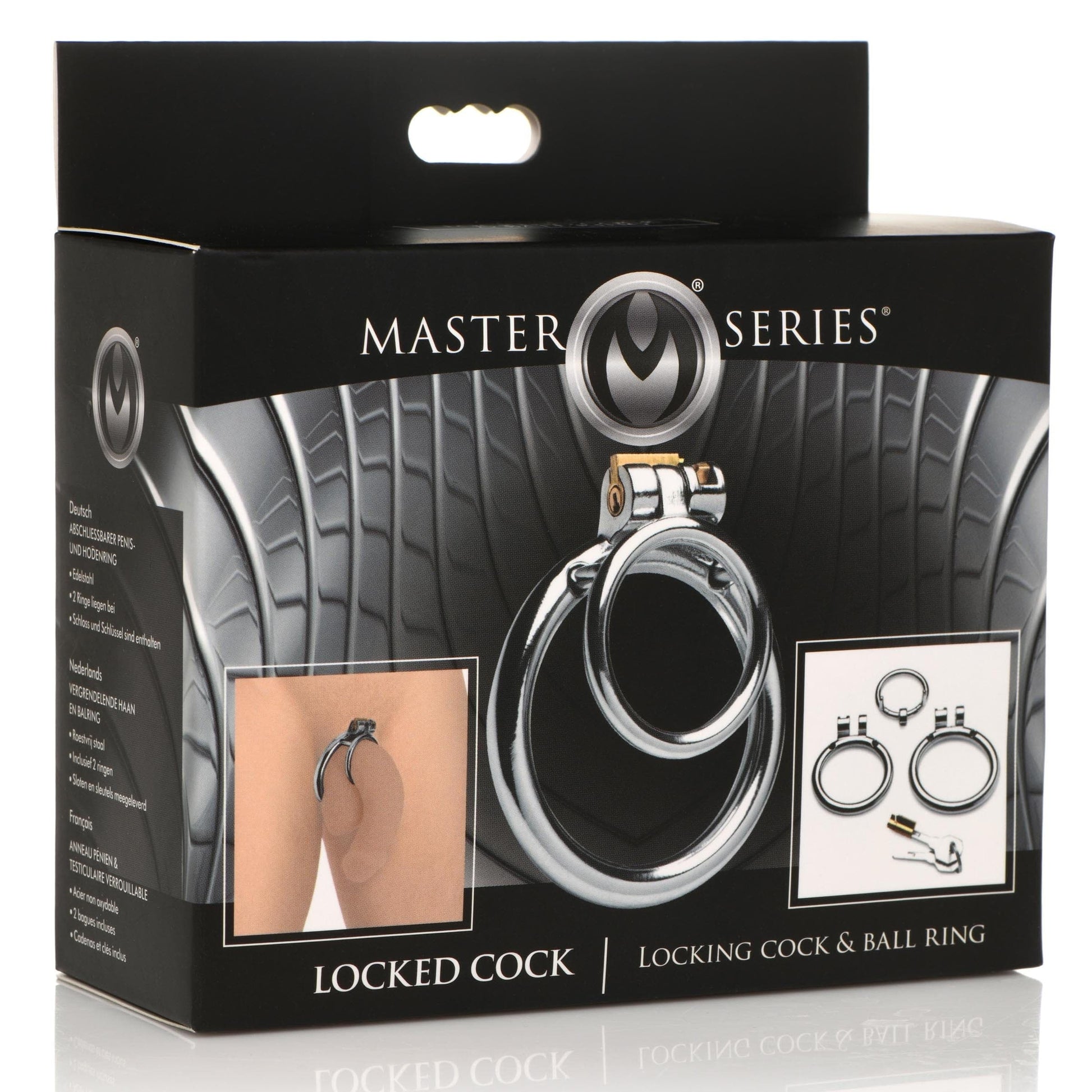 Master Series Cock Ring Locking Cock And Ball Ring at the Haus of Shag