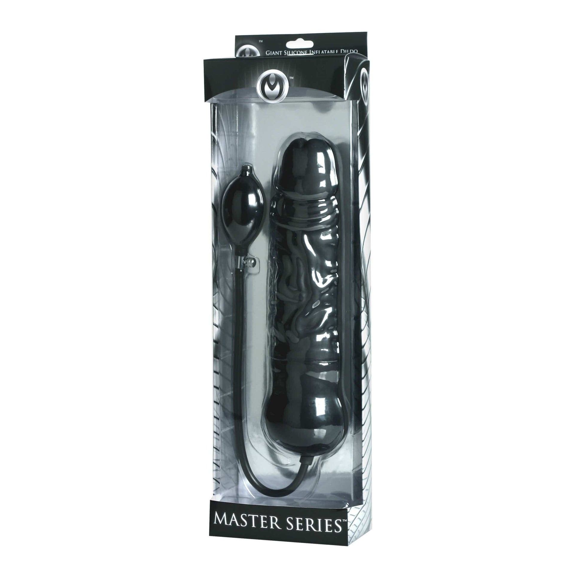 Master Series Realistic Dildo Leviathan Giant Inflatable Silicone Dildo With Internal Core at the Haus of Shag