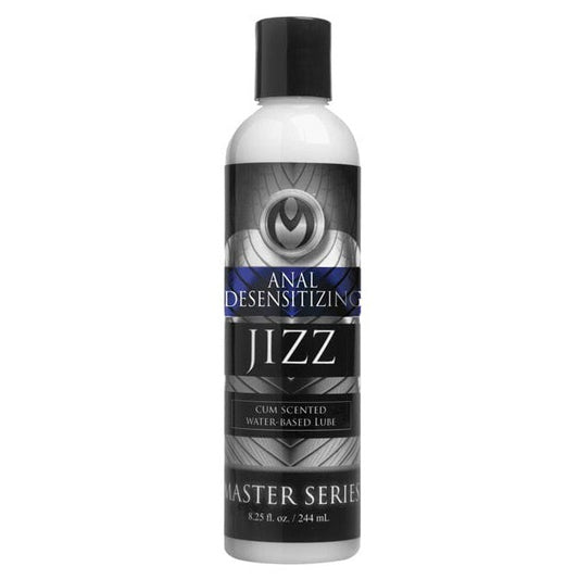 Master Series Silicone Lubricant 8.25 oz. Master Series 'Jizz' Cum Scented Desensitizing Lube at the Haus of Shag