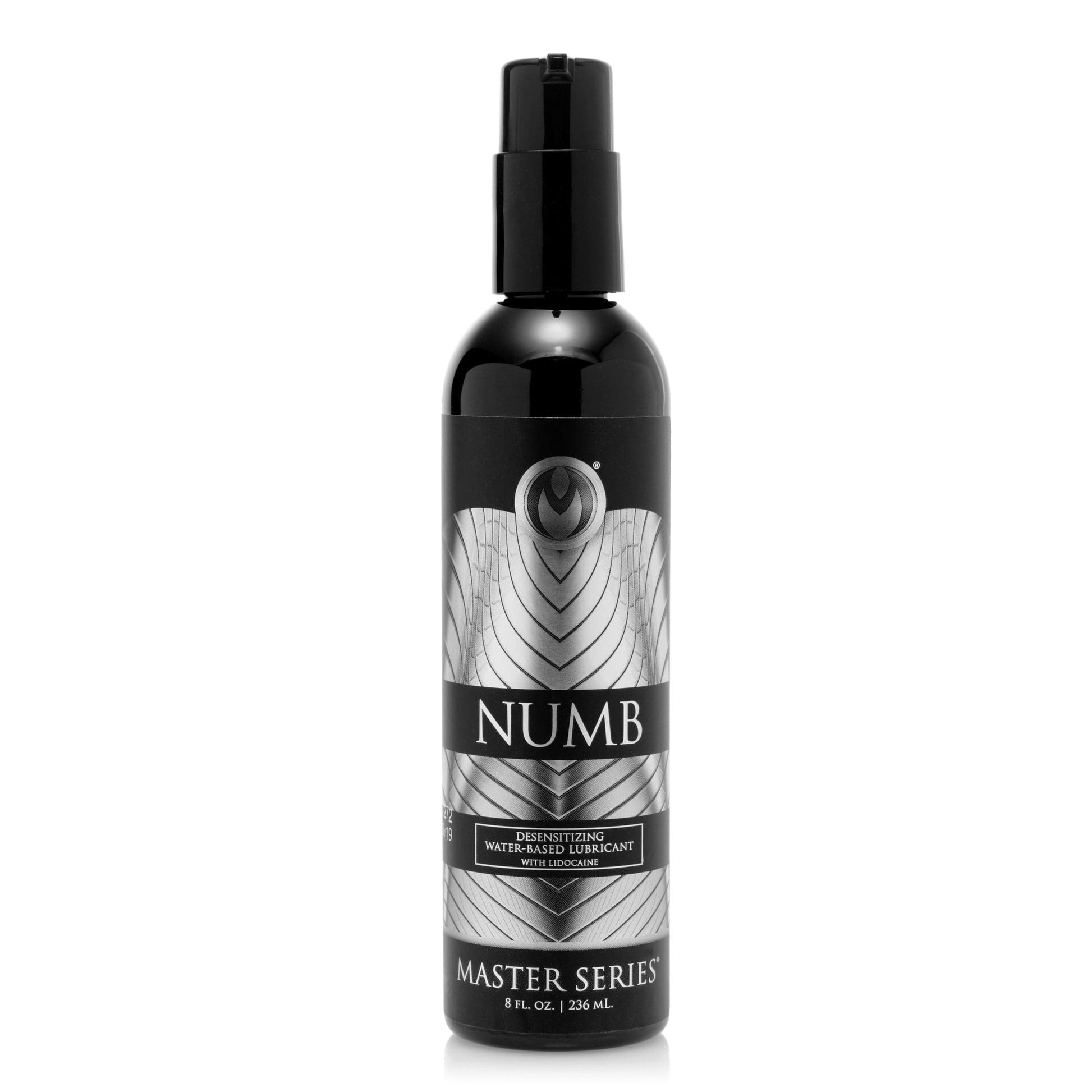 Master Series Water Based Lubricant Numb Desensitizing Water Based Lubricant With Lidocaine - 8 Oz at the Haus of Shag