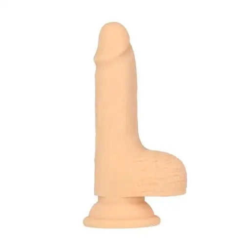 Naked Addiction Realistic Vibrator Vanilla Naked Addiction 6.5” Thrusting Dildo with Remote and Suction Base at the Haus of Shag