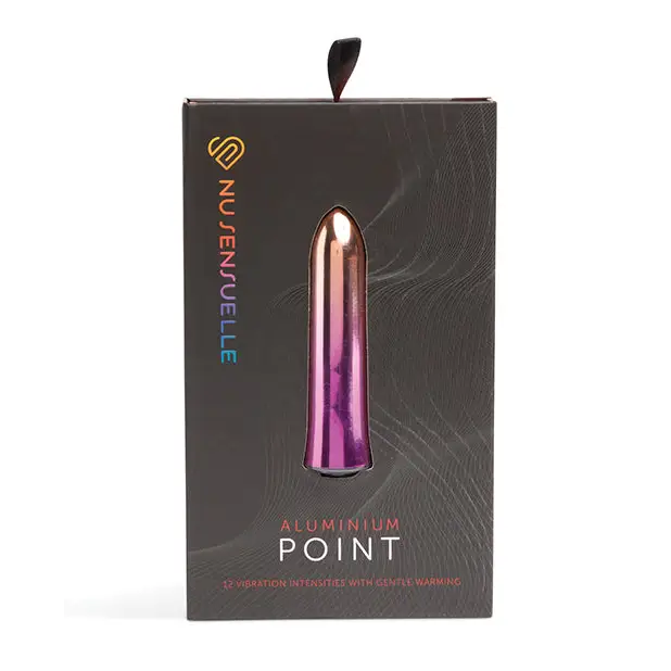 Nu Sensuelle Aluminium Point Rechargeable Bullet - Multicolor - Multi-Color - Bullet Vibrator