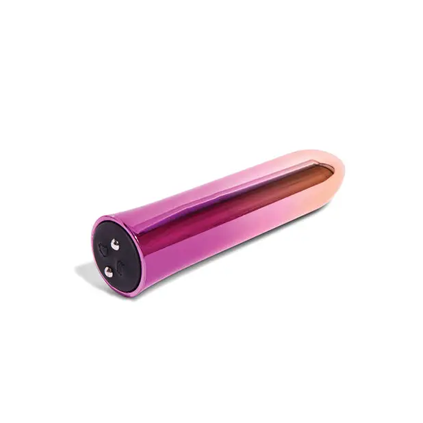 Nu Sensuelle Aluminium Point Rechargeable Bullet - Multicolor - Multi-Color - Bullet Vibrator