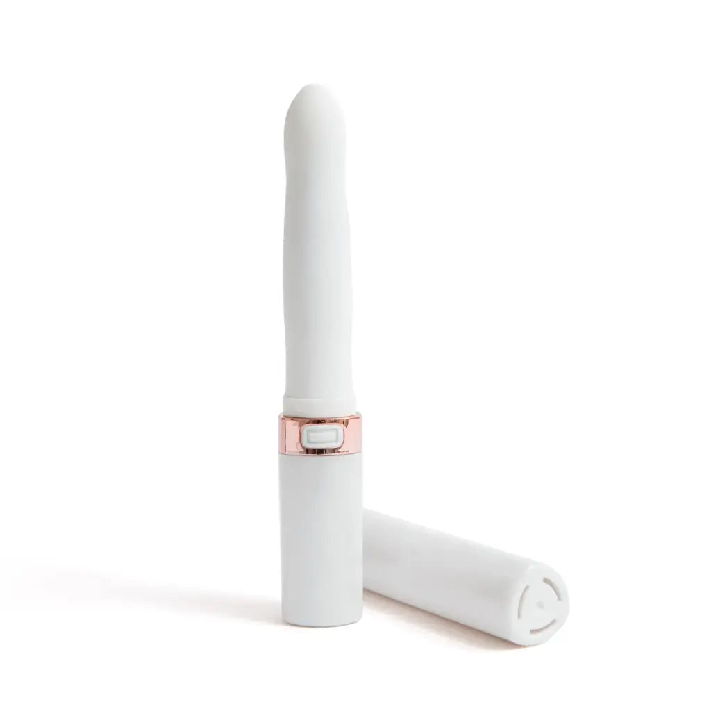 Nu Sensuelle Cache 20 Functions Covered Lipstick Vibe - White - Bullet Vibrator