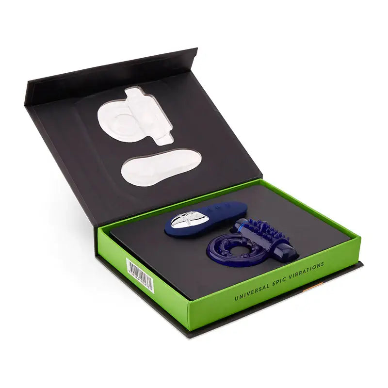 Nu Sensuelle Endure Cock Ring with Remote Control - Blue - Cock Ring