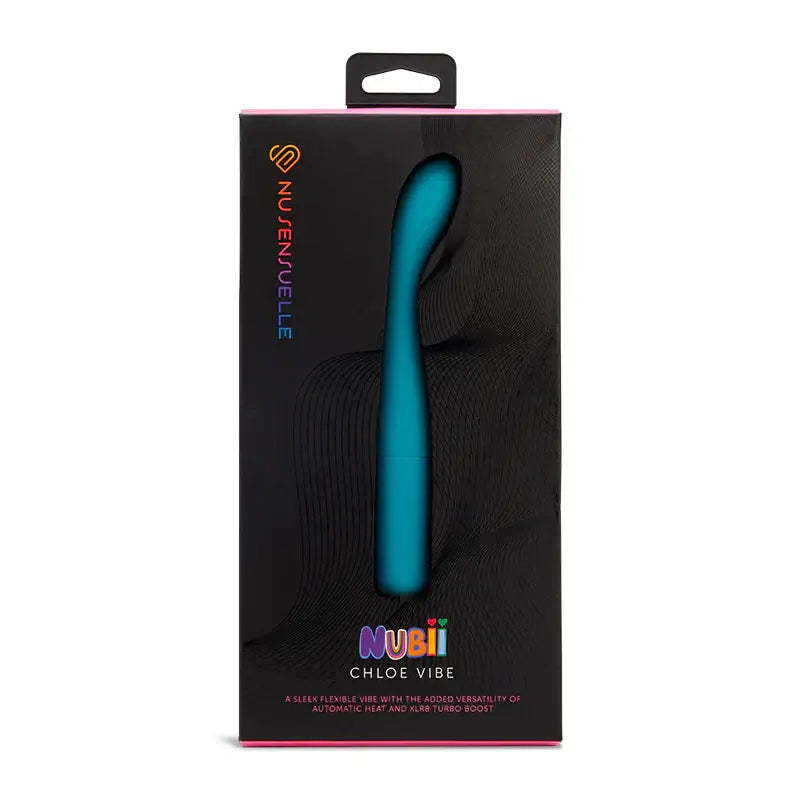 Nu Sensuelle Nubii Chloe Vibe G-Spot Vibe w/Turbo & Heat - Blue - Vibrators