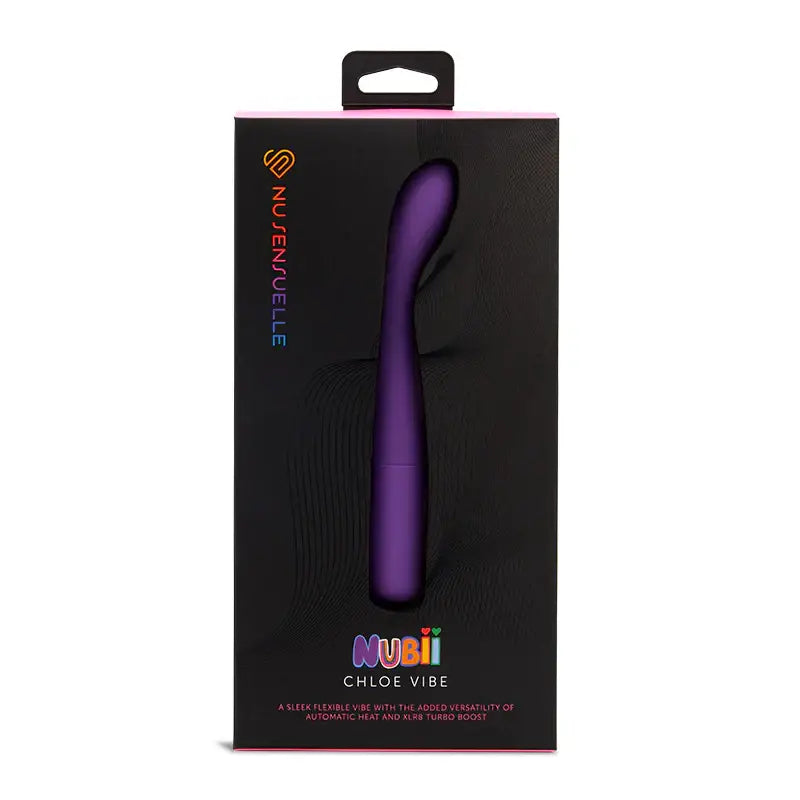 Nu Sensuelle Nubii Chloe Vibe G-Spot Vibe w/Turbo & Heat - purple - Vibrators