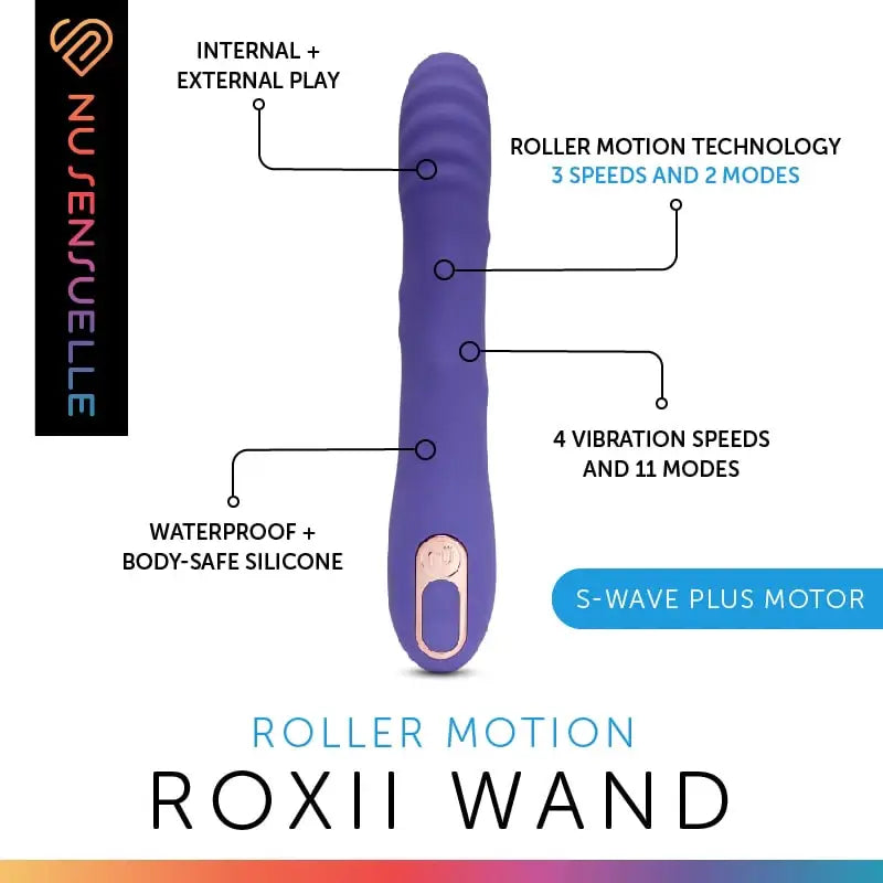 Nu Sensuelle Roller Motion Roxii Wand - Plain Vibrator